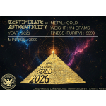 0,25 g GOLD-Edition - Die Grosse Pyramide -...