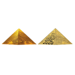 0,25 g GOLD-Edition - Die Grosse Pyramide - Shape-Prägung