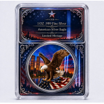 NEU*1 oz USA 2026 - LIBERTY EAGLE - Gedenken an 9/11 Nine Eleven New York - Coin Card Silber Farbig/Color American Eagle & Liberty