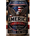Top* 5 oz Kupfer Edition - Amerikas Wahrzeichen - Lady Liberty & Eagle - Land of the FREE Home of the BRAVE - Copper Color High relief - Vorverkauf / Presale!