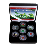 7 x 5 Cent Bimetall SET Cook Islands 2000 Color - Viel...