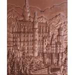 auf Lager *Echtbilder*   1 kg Kupfer Edition - SCHLOSS NEUSCHWANSTEIN / Das Märchenschloss König Ludwig II. - Castle