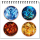 4 x 1 oz *SET* Kupferedition - BABYDRACHEN - Eis Wasser Golden Feuer Drachen - Die Legende der Drachenbabies - Copper Color - VORVERKAUF PRESALE