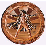 2 x 1 oz ADVP Kupfer 2026 - COWBOYS Wilder Westen - Der Wilde Westen Freiheit Unabhängigkeit & Mut - Copper High Relief - Scottsdale Mint