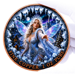 NEU** 1 oz Kupfer Color - Die EISFEE / ICE FAIRY -...