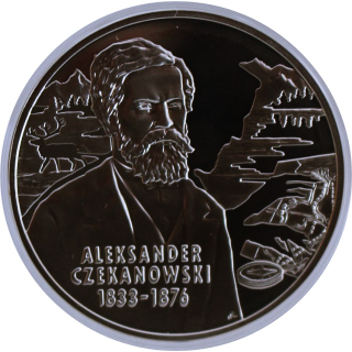 14,2 g Silber Polen 2023 Proof - Aleksander Czekanowski - 10 Zloty