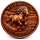 NEU** 1 oz Kupfer-Edition - Wilder MUSTANG im den ROCKY MOUNTAINS - Copper Round
