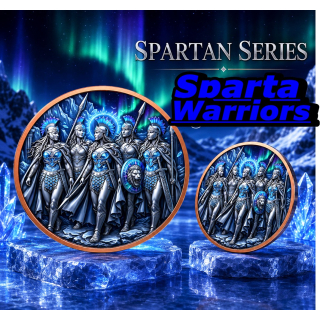 Neu* 5 oz Kupfer-Edition - SPARTA Kriegerinnen / Warriors - Griechische Geschichte - Schlacht bei den Thermopylen - Copper Color High Relief - Vorverkauf / Presale!