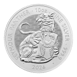 NEU* 10 oz UK 2026 BU Tudors Beasts PANTHER - Seymur Panther - Britischer Panther - Royal Tudor Beasts Silber - Großbritannien 10 Pfd