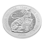 NEU* 10 oz UK 2026 BU Tudors Beasts PANTHER - Seymur Panther - Britischer Panther - Royal Tudor Beasts Silber - Großbritannien 10 Pfd
