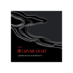 5 oz Niue 2027 Black Proof Gilded - Jahr der ZIEGE - YEAR of the GOAT - Lunarserie NZ Mint - 10$ - TOP-EDITION 4. Ausgabe