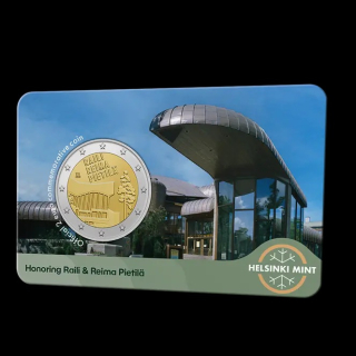 Finnland 2 Euro Coincard (ENG) 2026 Raili & Reima Pietilä bfr. unc