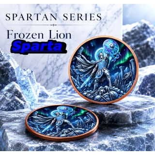 Neu* 5 oz Kupfer-Edition - SPARTA Krieger / Warrior - Griechische Geschichte - Schlacht bei den Thermopylen - Copper Color High Relief - Vorverkauf / Presale!