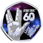 NEU* 8 g UK 2026 Proof Star Trek - Mr. Spock...