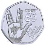 NEU* 8 g Bimetall UK 2026 Star Trek - Mr. Spock...