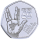 NEU* 8 g Bimetall UK 2026 Star Trek - Mr. Spock Vulkaniergruss - 60 Jahre StarTrek Coin Card 7-eckige Prägung - 50 Pence - Erste Star Trek Münze der Royal Mint UK