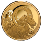 1 oz Gold Niue 2027 Proof - Jahr der ZIEGE - YEAR of the GOAT - Lunarserie NZ Mint - 100$ - TOP-EDITION 4. Ausgabe