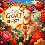 1/2 oz Gold Australien 2027 BU - Jahr der ZIEGE / Year of the GOAT - LUNAR 3 Serie Perth Mint - 50 AU$ - Goldziege Gold Goat