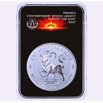 NEU* 1 oz Ruanda 2027 Reverse Proof Coin Card - JAHR der...