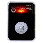 NEU* 1/12 oz Ruanda 2027 Reverse Proof Coin Card - JAHR...
