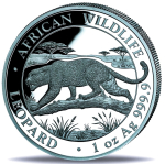Neu** 1 oz Somalia 2026 BU LEOPARD - African Wildlife -...