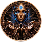 Neu** 2 oz Ascension AI 2026 Kupferedition - KI Künstliche Intelligenz & Der Mensch - HUMANITY STILL MATTERS / Gemeinsam in eine bessere Zukunft - Copper Color - VORVERKAUF PRESALE