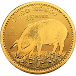 1 oz Gold Spanien 1,5 Euro 2026 BU - Iberisches Schwein /...