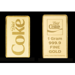 NEU* 1 g Goldbarren - COCA-COLA Diät / Coke -...