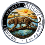 in Kürze** 1 oz Somalia 2026 COLOR - LEOPARD -...