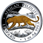 in Kürze** 1 oz Somalia 2026 GILDED - LEOPARD -...