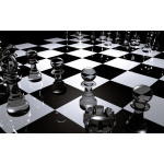1 oz Niue 2026 Black Proof - Der LÄUFER / The Bishop - Schach/Chess - Der Läufer des Schachspiels - Silber Ultra High Relief 1 NZD - 5. Ausgabe der Schachserie