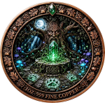 NEU ab Lager** 1 oz Kupfer Edition - WÄCHTER  der Uralten Wildnis / GUARDIAN of the ANCIENT Wild - Mythen & Legenden serie - Copper Round