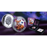 1 oz Niue 2026 Proof - Das REHKITZ / FAWN - Freunde des Waldes / Friends of Forest - Silber Color Farbig 2 $