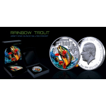 1 oz Niue 2026 Proof - REGENBOGENFORELLE / Rainbow Trout...