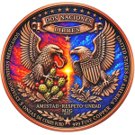 Neu* 5 oz Kupfer Edition - LIBERTY & LIBERTAD / Freiheitsgöttin &Siegesgättin -  Amerika & Mexico Ikonische Freiheitssymbole - Copper Color High relief - Vorverkauf / Presale