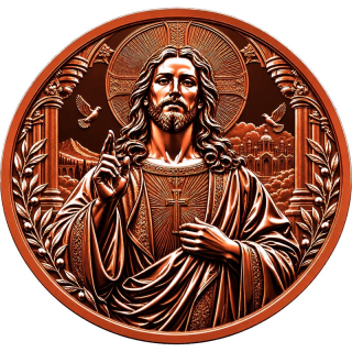 Neu* 5 oz Kupfer Edition - JESUS CHRISTUS Der ERLÖSER - ETERNAL SAVIOR - Copper Ultra High relief - Vorverkauf / Presale!