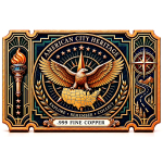 NEU* 1 oz Kupfer Edition - NEW YORK CITY - Cities from USA (01) - Serie Amerikanische Städte - Rectangular Copper Color Doppelmotiv - VORVERKAUF Presale