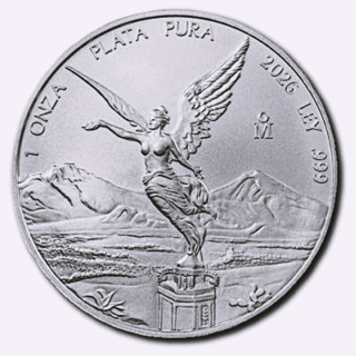 1,9 oz *SET* Mexico 2026 BU - Libertad / Siegegsgöttin - Silber 1 Onza - Serie Casa de Moneda