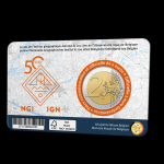 2 Euro Belgien 2026 -Sternwarte & Geograph. Institut...