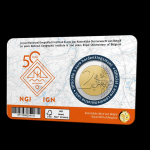 2 Euro Belgien 2026 -Sternwarte & Geograph. Institut...