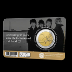 2 Euro Irland 2026 50 Jahre Rockband U2 2026 Coincard