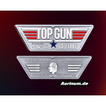 1 oz Tuvalu 2026 SHAPE Proof - TOP GUN LOGO 40 Jahre...