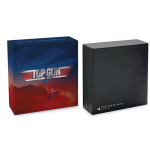 1 oz Tuvalu 2026 SHAPE Proof - TOP GUN LOGO 40 Jahre Action Film - Silber Color 1 $
