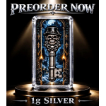 Neu * 1 g Silber SKELETON-KEY-SKULL / Der...