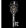 Neu * 1 g Silber SKELETON-KEY-SKULL / Der Schlüsselschädel  - Gruseliges Motiv
