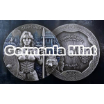 ab 15.10.* 1 oz Liberia 2026 BU GIANT DEER / der Riesenhirsch -  MEGAFAUNA (2.) - Silber BU 20$ - Germania Mint