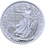 NEU* 16 x 1/10 oz BRITANNIA 2027 BU TUBE - UK Großbritannien - Silber 20 pence - 30 Jahre Britannia - SilberspotAbhängig