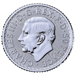 NEU* 1/4 oz BRITANNIA 2027 BU - UK Großbritannien - Silber 50 pence - 30 Jahre Britannia - SilberspotAbhängig