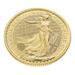 1/4 oz Gold BRITANNIA 2027 BU - UK Großbritannien - Gold 25 Pfd. - Neue Britannia 2027 40 Jahre