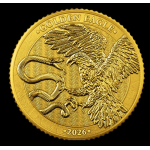 1/10 oz Gold Malta 2026 - Golden Eagle / Adler vs Schlange - 10 €uro